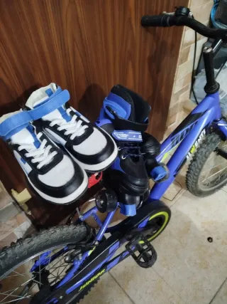 Bicicleta, patines con luces y deportes todooooo