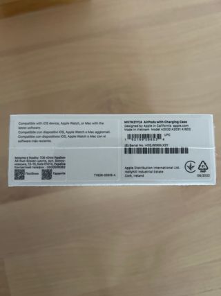 AirPods Apple Bianchi (2ª generazione)