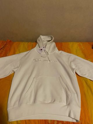 Felpa Champion bianca/panna donna