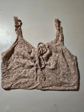 Blusa Studio F floral beige