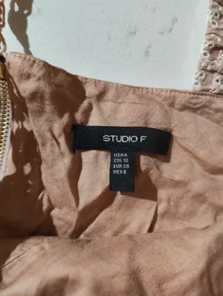 Blusa Studio F floral beige