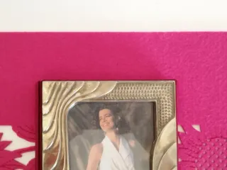 Portafoto argentato argentato