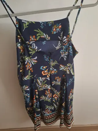 Vestido estampado floral azul