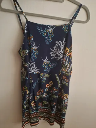 Vestido estampado floral azul