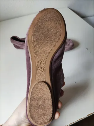 Bailarinas Zara rosas/moradas