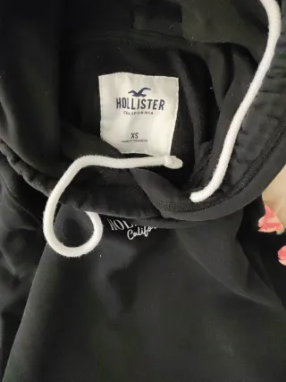 Conjunto Hollister niña sudadera y pantalón  mango