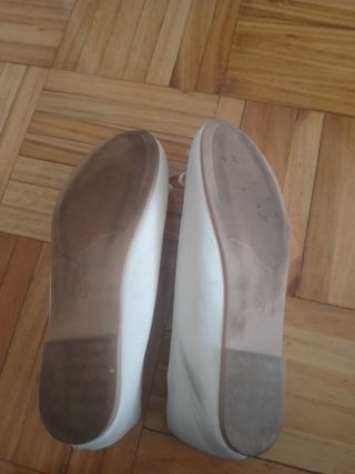 Manoletinas Sfera Kids blancas talla 35