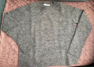 Sudadera Mango Gris Talla XS