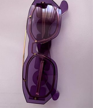 Gafas de Sol Versace Moradas y Doradas Originales