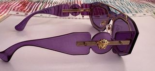 Gafas de Sol Versace Moradas y Doradas Originales