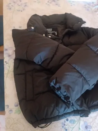 Cazadora Stradivarius negra mujer invierno