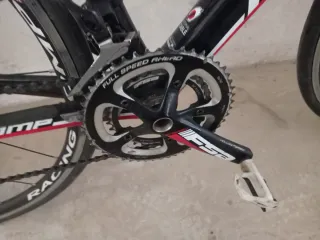 Bicicleta Carretera Carbono Merida Roja