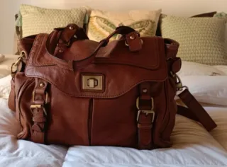 Bolso Piel Zara Edición Limitada Camel