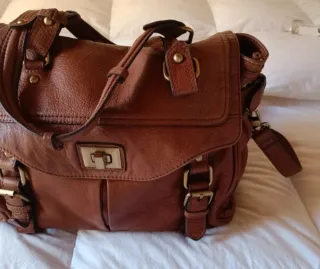 Bolso Piel Zara Edición Limitada Camel