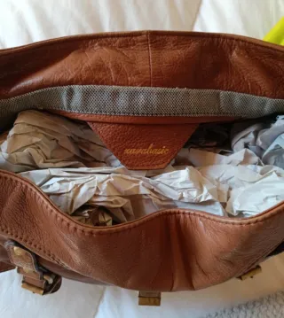 Bolso Piel Zara Edición Limitada Camel