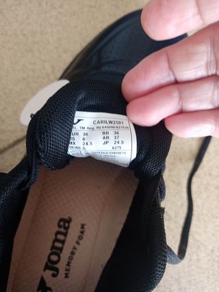 Zapatillas Joma Negras Talla 38 antideslizantes