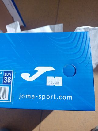 Zapatillas Joma Negras Talla 38 antideslizantes