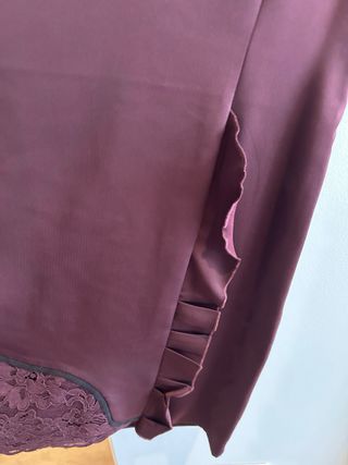 Vestido fiesta Bimba y Lola morado Talla S