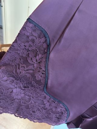 Vestido fiesta Bimba y Lola morado Talla S