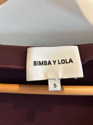 Vestido fiesta Bimba y Lola morado Talla S