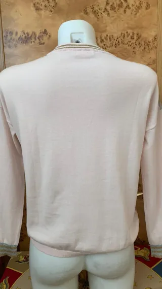 Maglia Sun68 tg S cuori oro e rosa