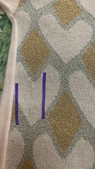 Maglia Sun68 tg S cuori oro e rosa