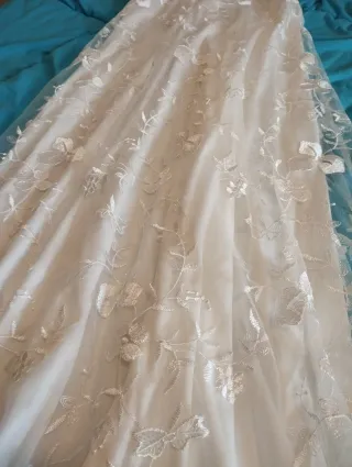Vestido de Novia Encaje Flores