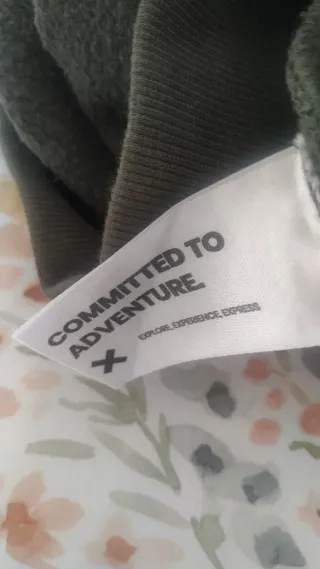 Sudadera Blue Banana Talla M Verde Patch X