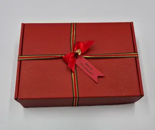 Chal artesanal beige y blanco