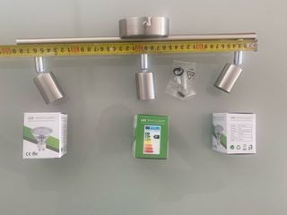 Lámpara de techo + 3 Bombillas LED