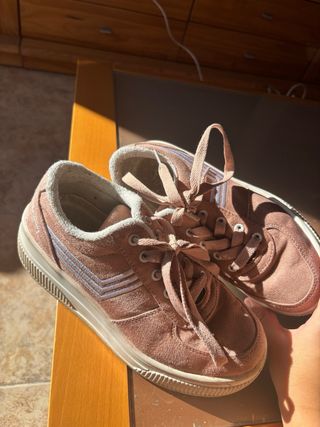 Bambas niña rosa y blancas