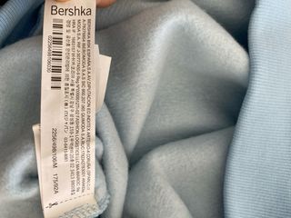 Sudadera Bershka azul básica