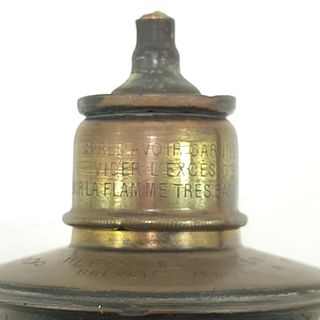 Base per bruciatore XIX secolo in ottone