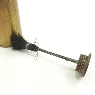 Base per bruciatore XIX secolo in ottone