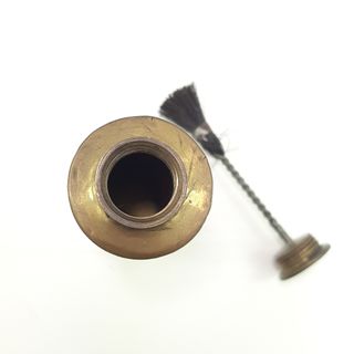 Base per bruciatore XIX secolo in ottone