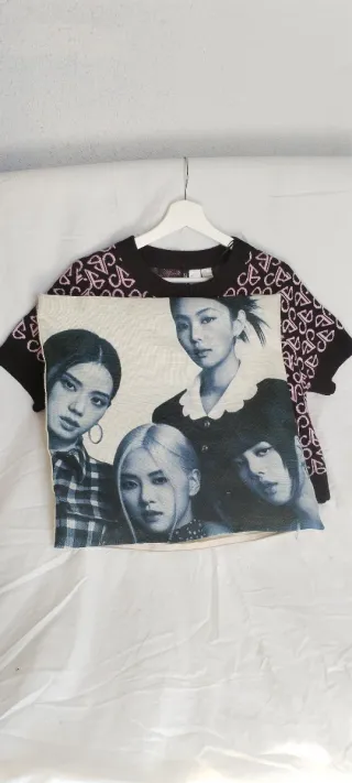 Jersey Black Pink manga corta + funda cojín