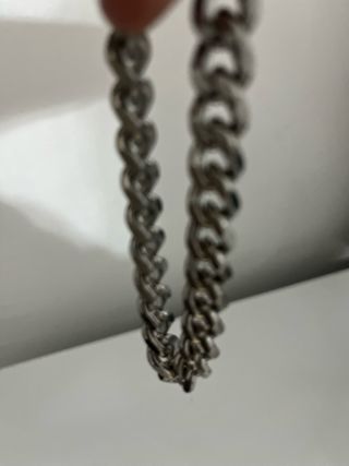 Pulsera Acero Gruesa Hombre Plata