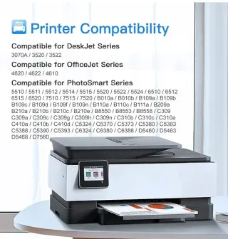 6 Cartuchos de tinta XL HP