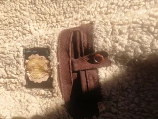 Abrigo piel forro borreguito vintage