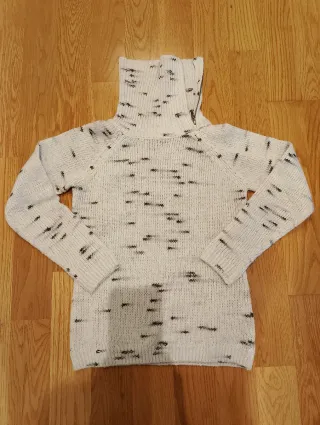 Jersey Koroshi cuello alto jaspeado Talla S