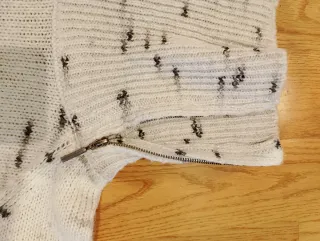 Jersey Koroshi cuello alto jaspeado Talla S