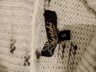 Jersey Koroshi cuello alto jaspeado Talla S