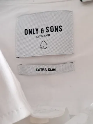 Camisa blanca caballero ONLY & SONS
