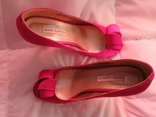 Zapatos de fiesta Angel Alarcón tacón rosa