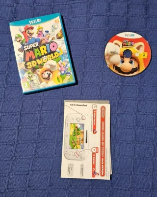 Super Mario 3D World Wii U + Manual