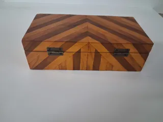 Caja de madera marquetería artesanal