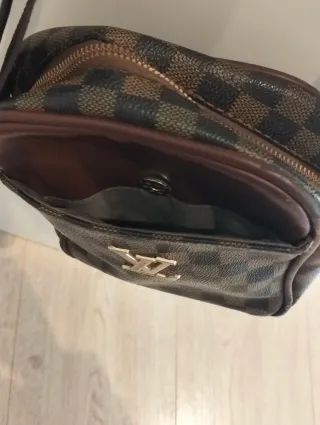 Riñonera Louis Vuitton Marrón Damier