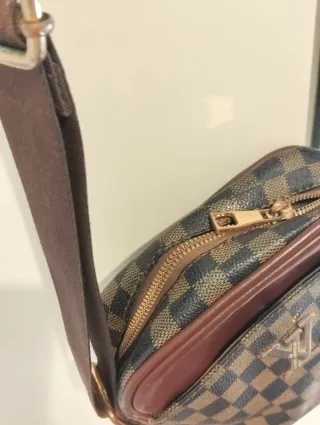 Riñonera Louis Vuitton Marrón Damier