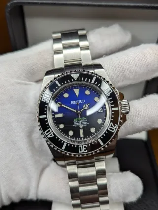 Reloj Seiko Mod Deepsea Sea-Dweller Azul Marino