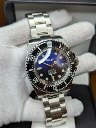 Reloj Seiko Mod Deepsea Sea-Dweller Azul Marino